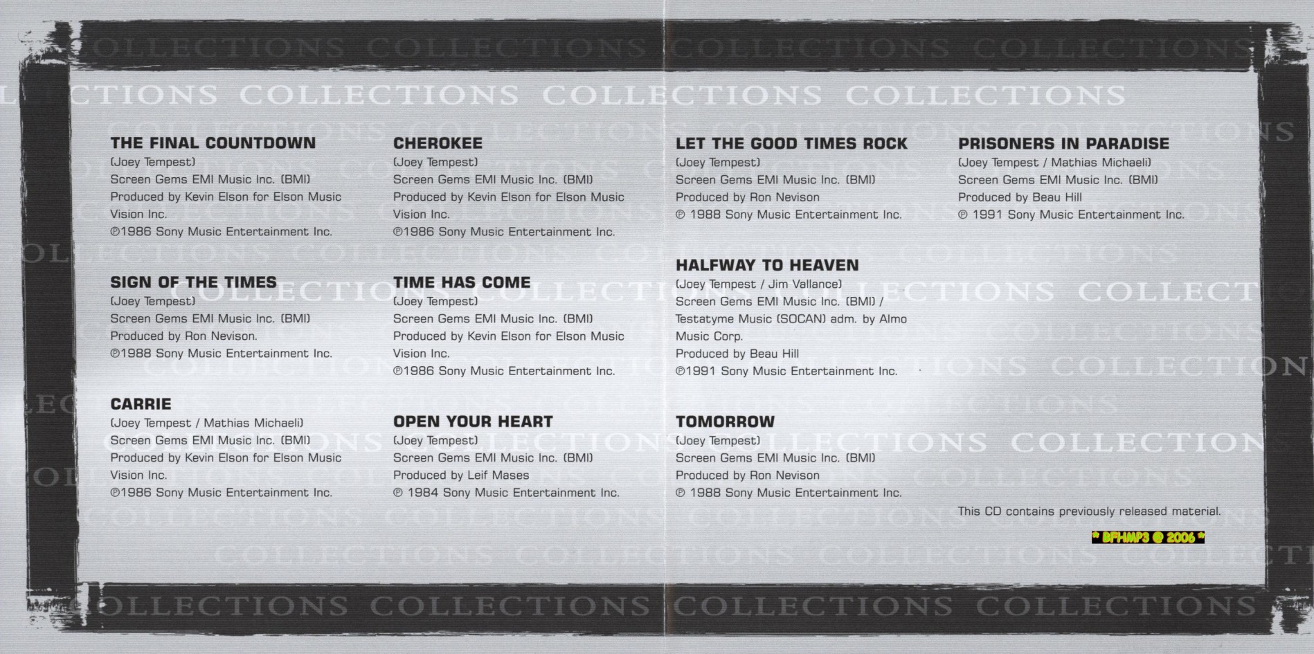 Europe  Collections : Booklet 2